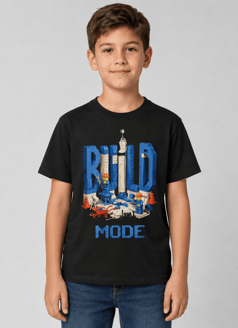 Tricou copii BUILD MODE 4-16 ani
