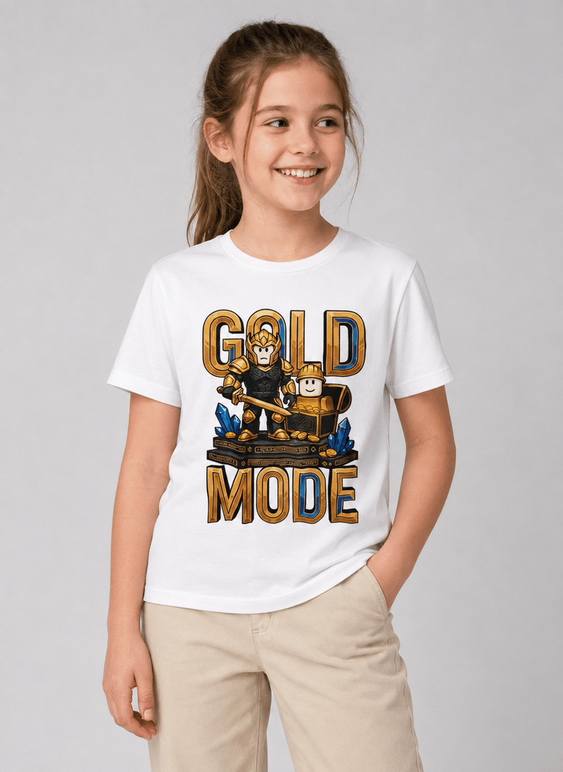 Tricou copii Gold Mode 4-16 ani
