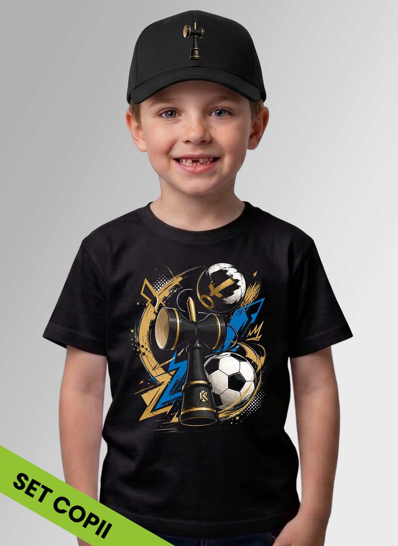 Set Tricou + Șapcă KENDAMA GOLD