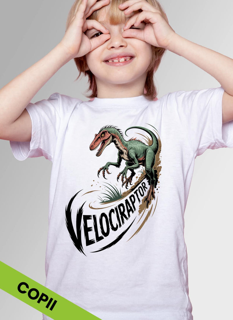 Tricou Dinozauri Velociraptor