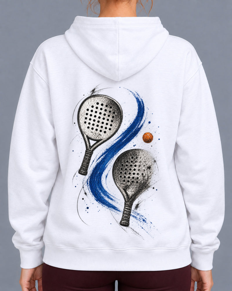Duo Padel Kapuzenpullover Blau-3