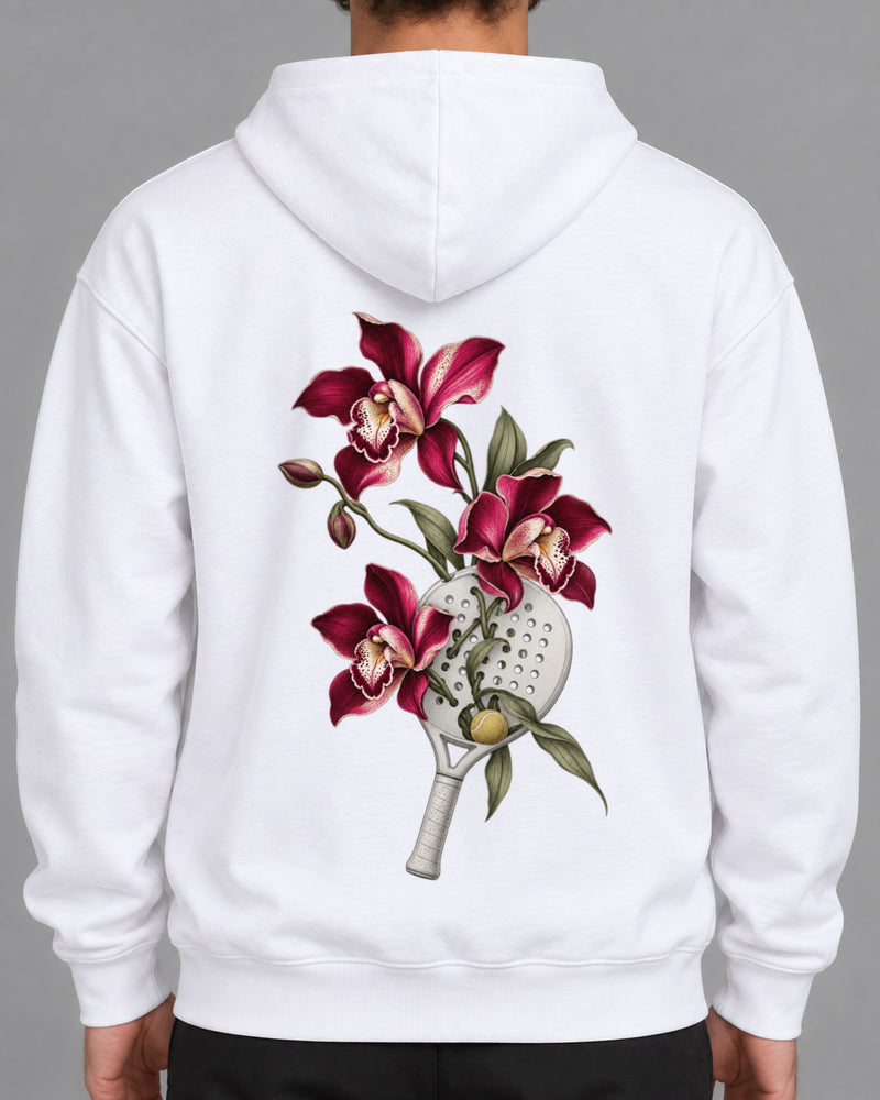 Padel-Kapuzenpullover mit Blumenmuster-3