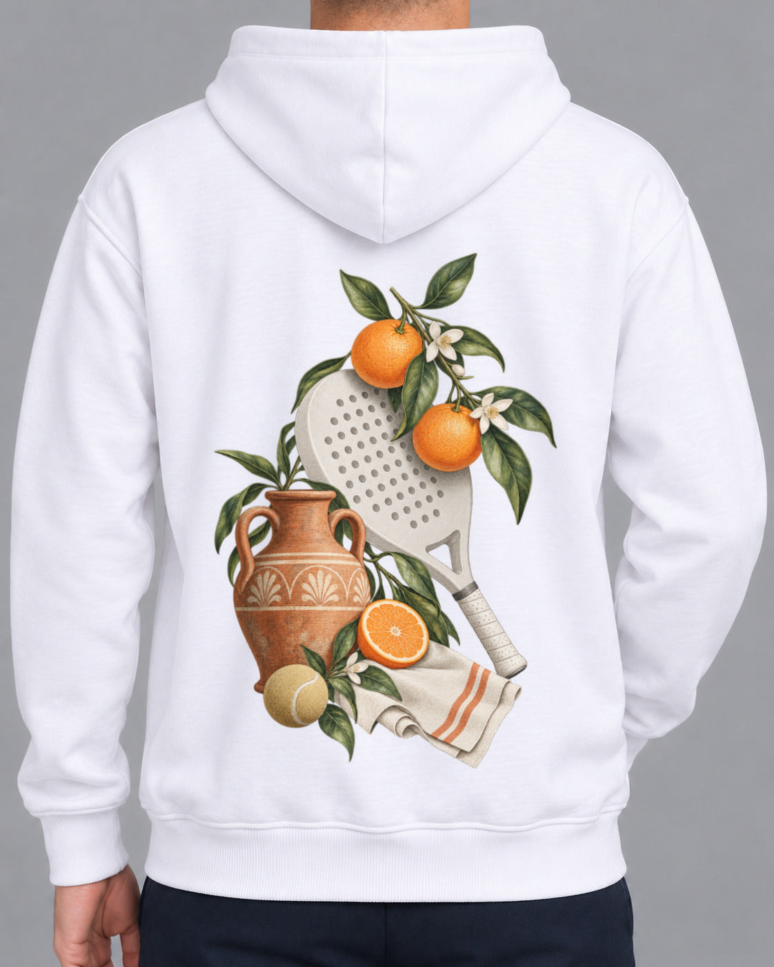 Orange Padel Hoodie