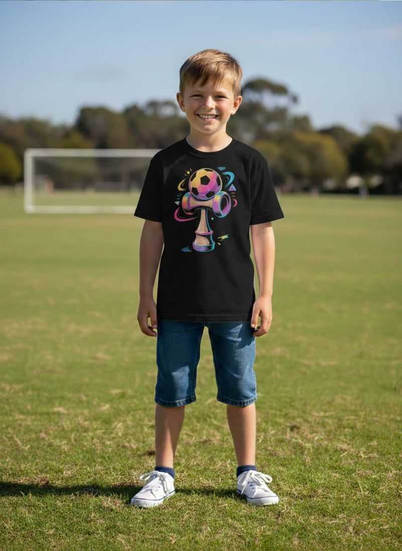 Tricou Kendama Fotbal Graffiti