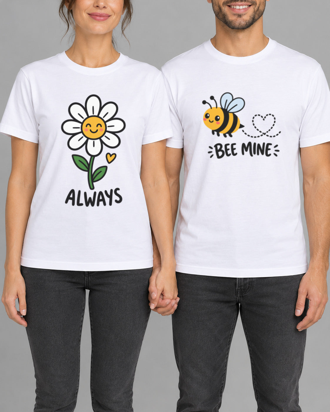 Set tricouri cuplu Bee-1