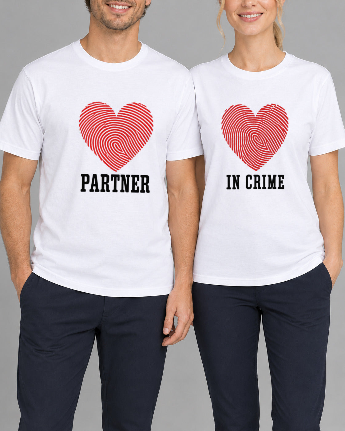 Set tricouri cuplu Partners