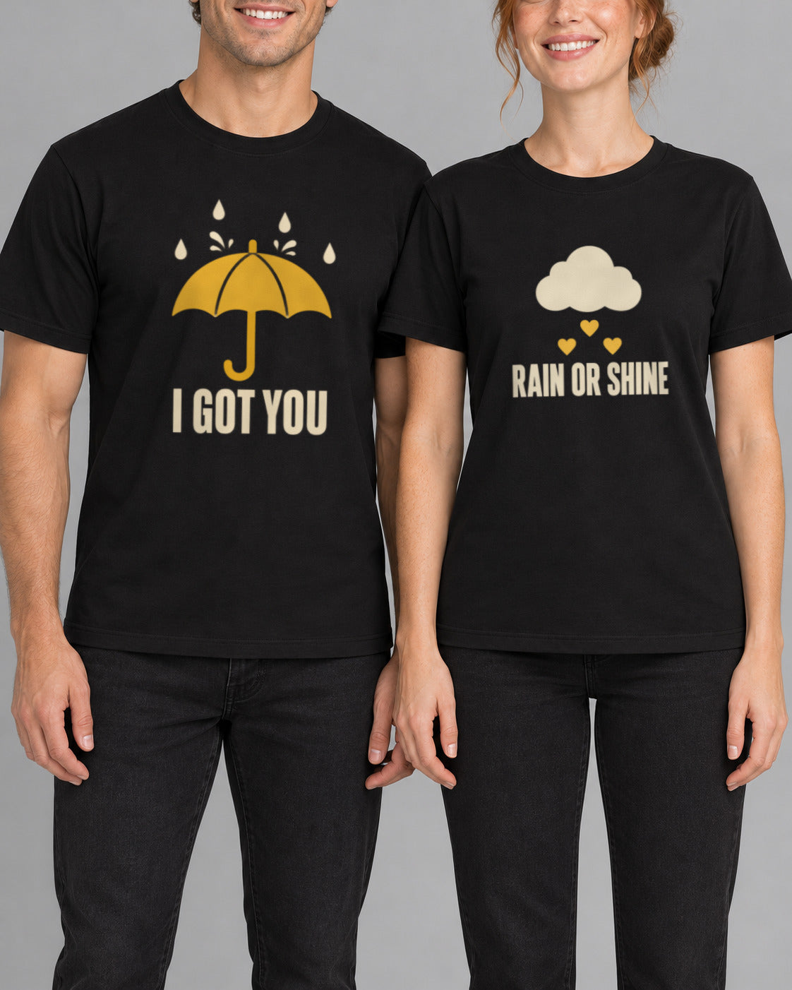 Set tricouri cuplu Umbrella-1
