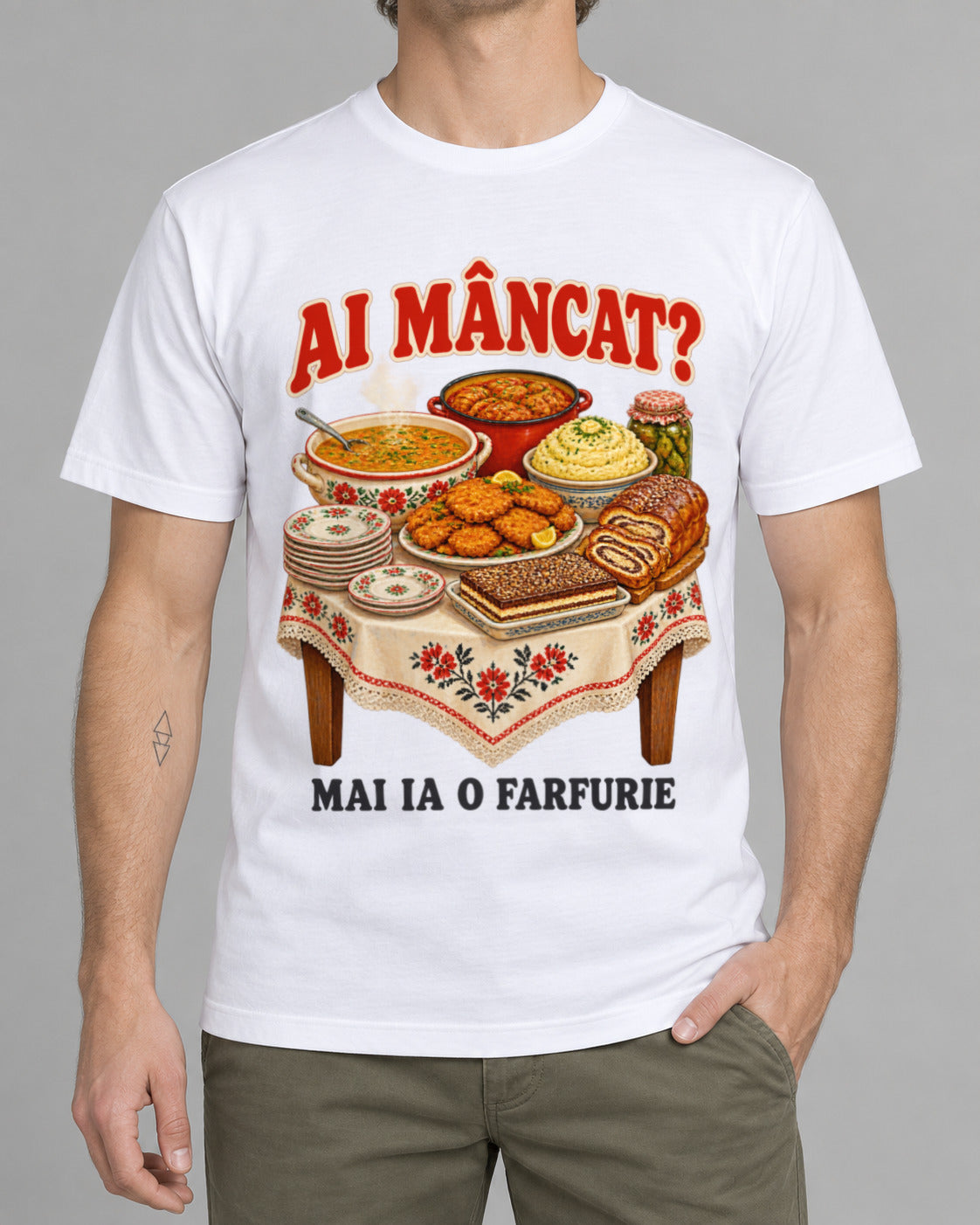 T-Shirt Hast du gegessen?