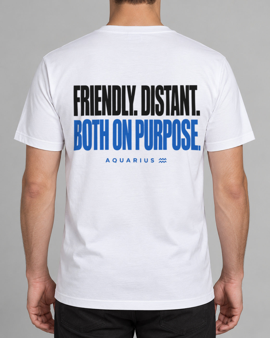 T-Shirt Aquarius Friendly distant-1