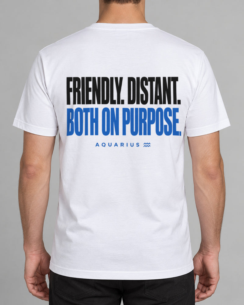 T-Shirt Aquarius Friendly distant-1