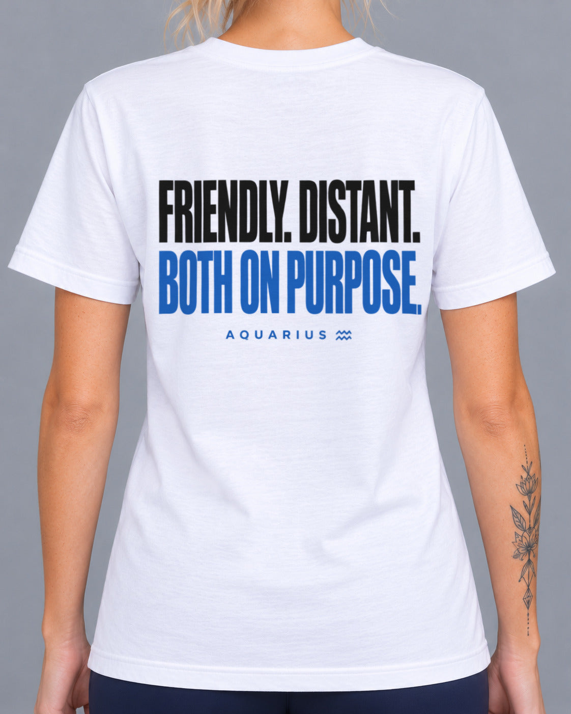 T-Shirt Aquarius Friendly distant