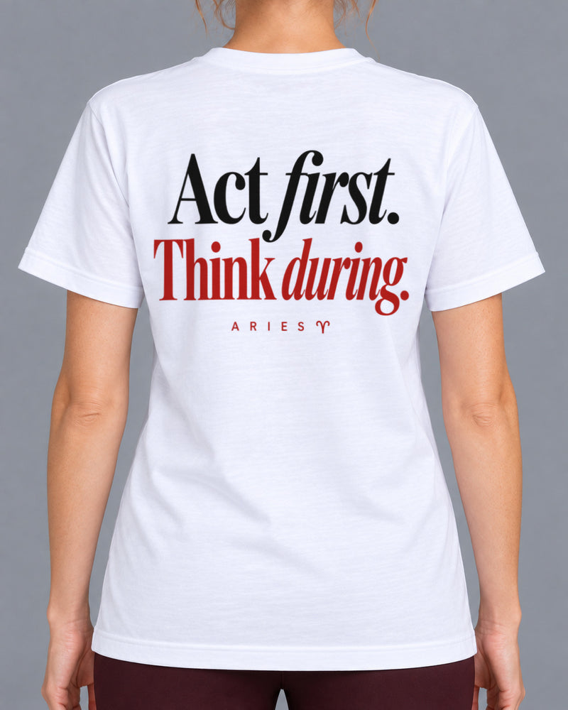 Aries T-Shirt Act first-2