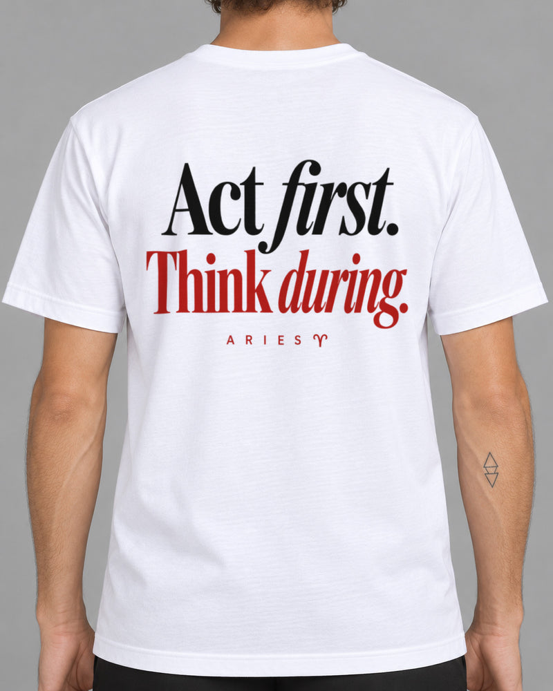 Aries T-Shirt Act first-1