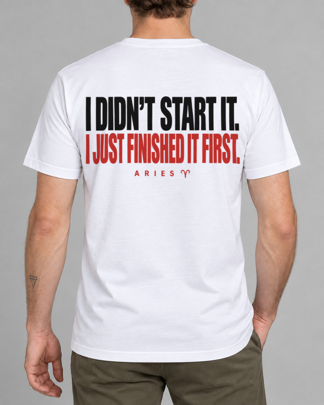 T-Shirt Aries Finished first