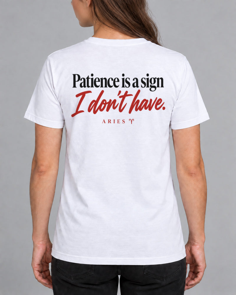 Aries Patience T-Shirt-1
