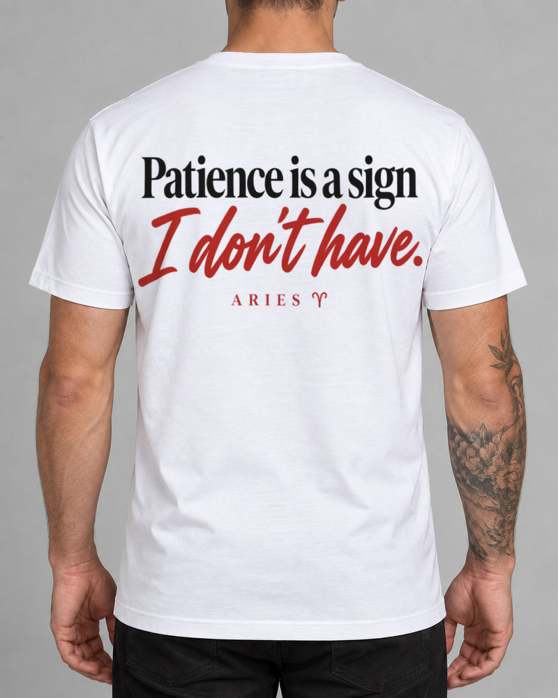 Aries Patience T-Shirt-2