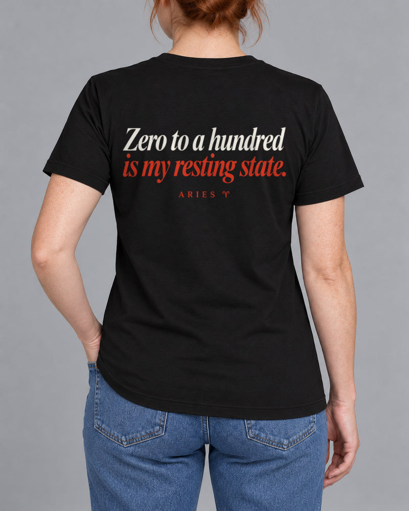 Aries Zero to hundred T-Shirt-2