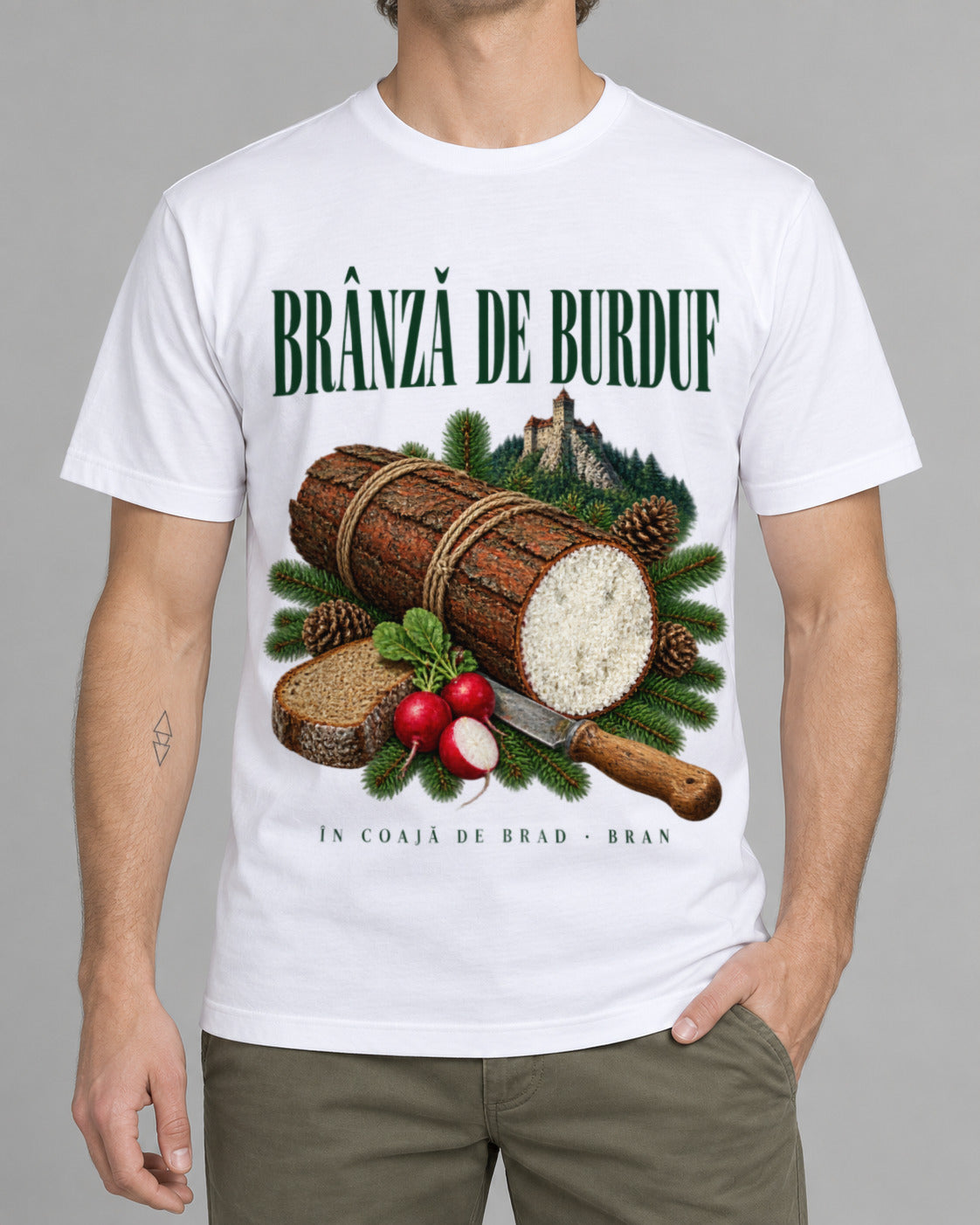 T-Shirt Brânză de burduf