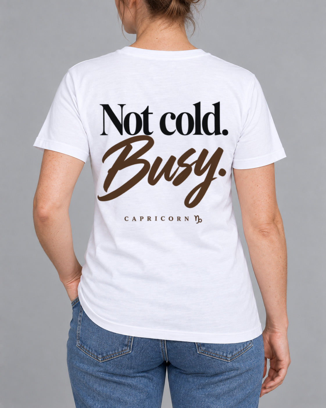 T-Shirt Steinbock Not cold-1