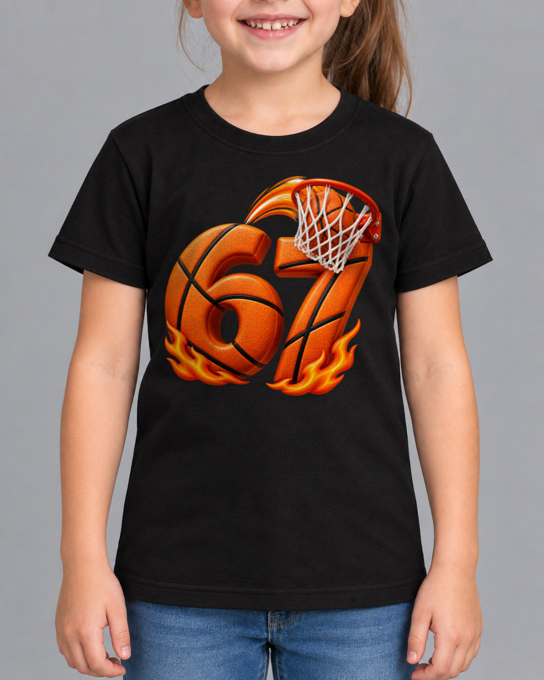 Kinder-T-Shirt 67 Basketball-2