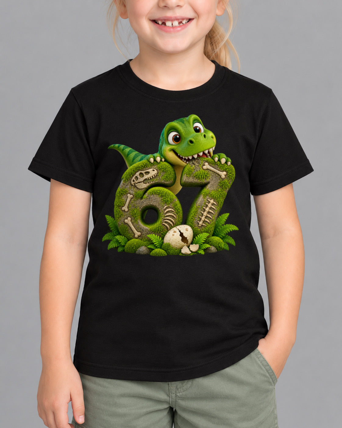 Kinder-T-Shirt 67 Dinosaurier
