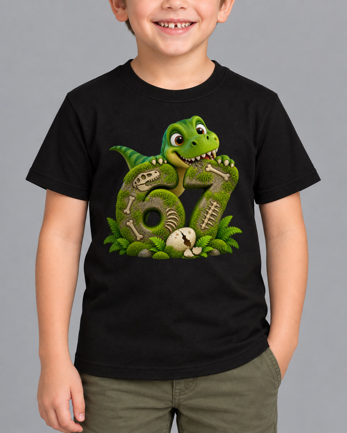 Kinder-T-Shirt 67 Dinosaurier