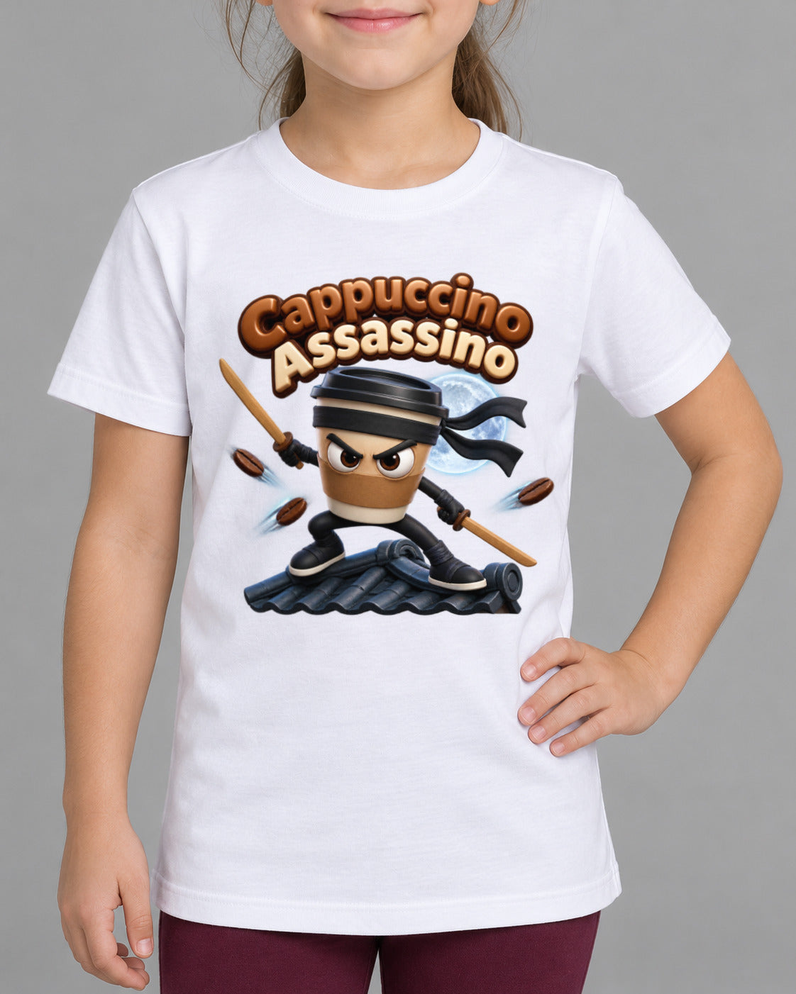 Kinder-T-Shirt Cappuccino Assassino-2