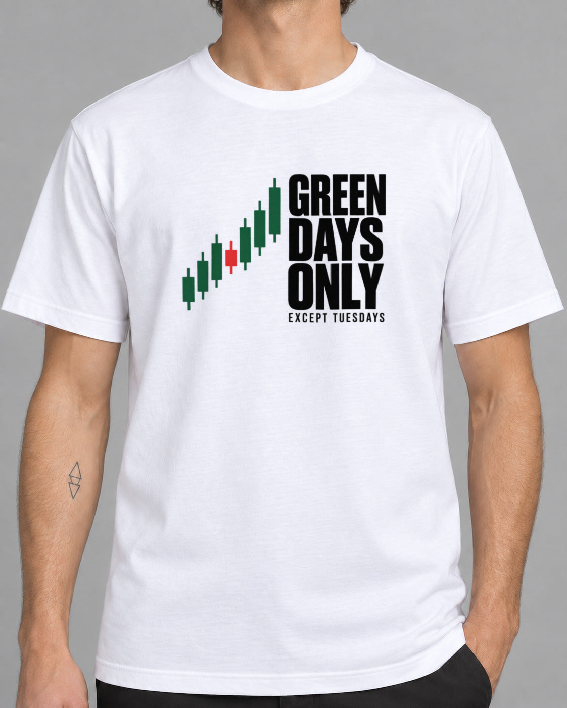 Tricou Green Days Only