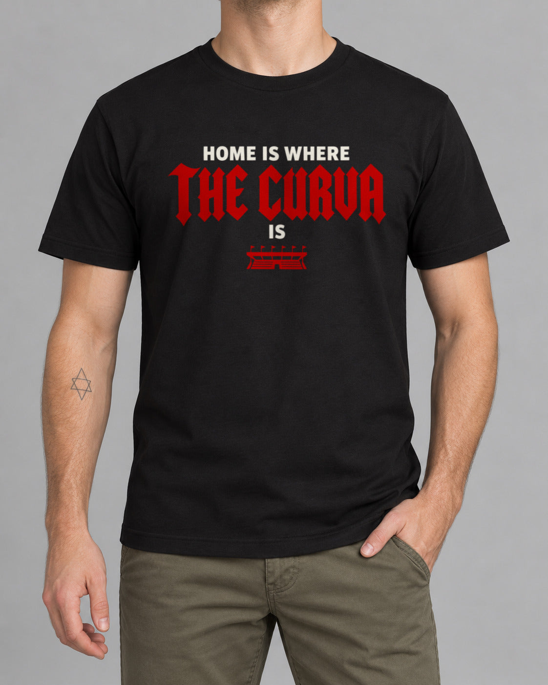 Tricou Home Is Where The Curva Is-1