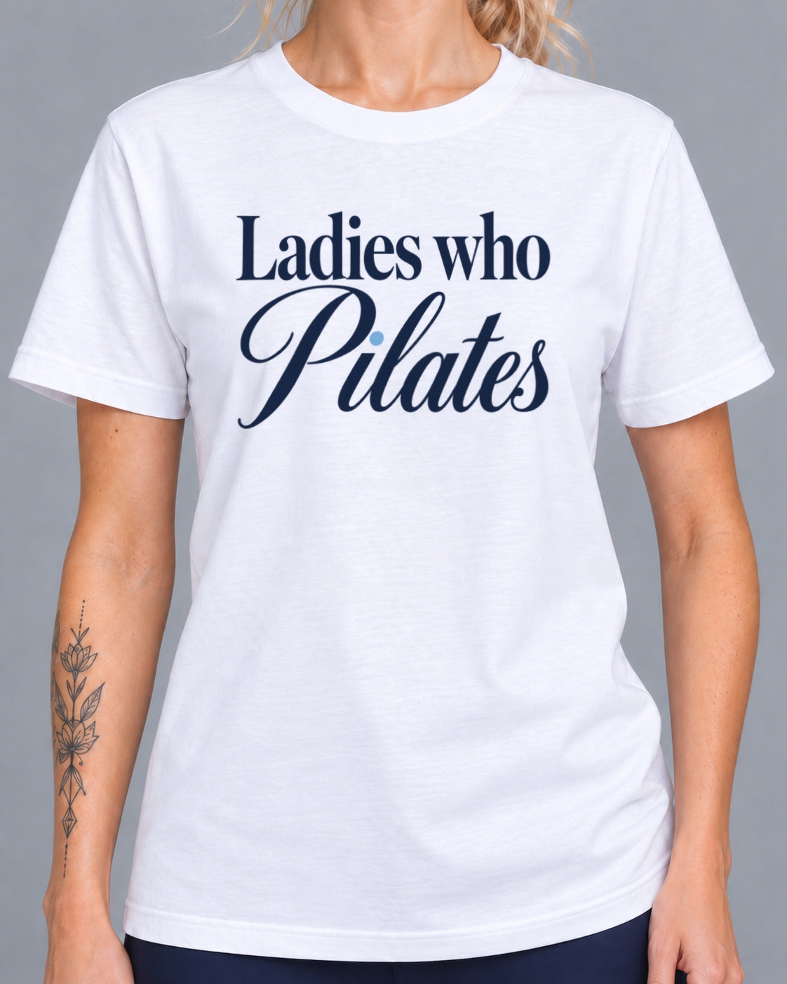 Tricou Ladies Who Pilates – culoare alb