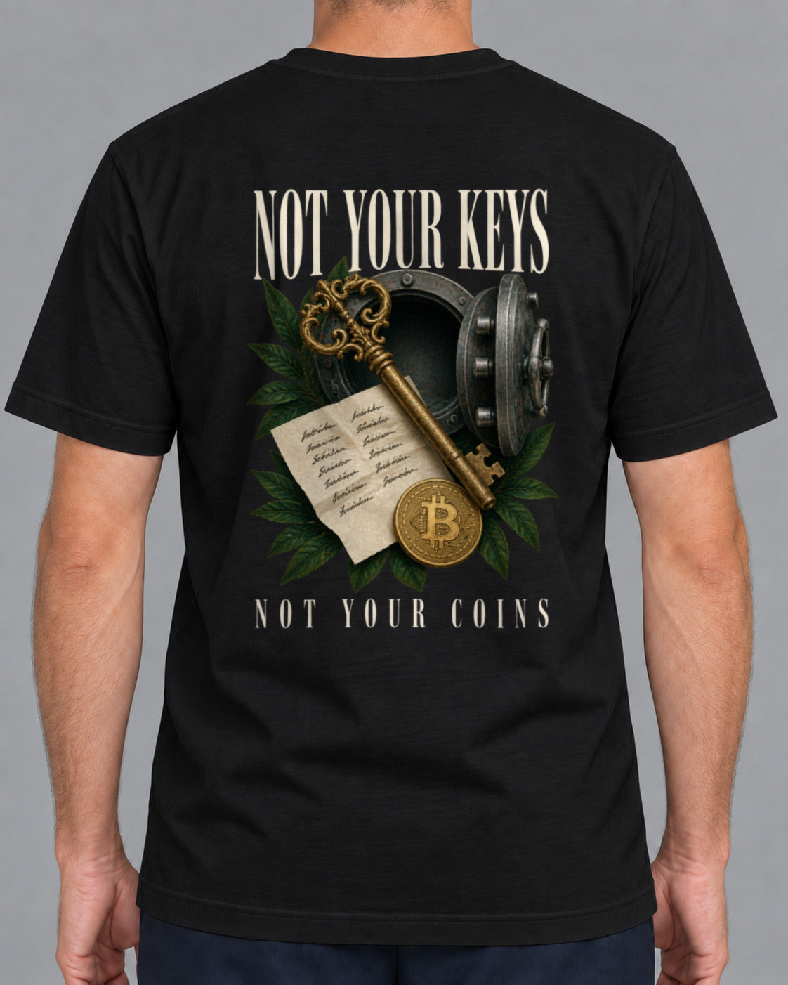 Tricou Not Your Keys Not Your Coins