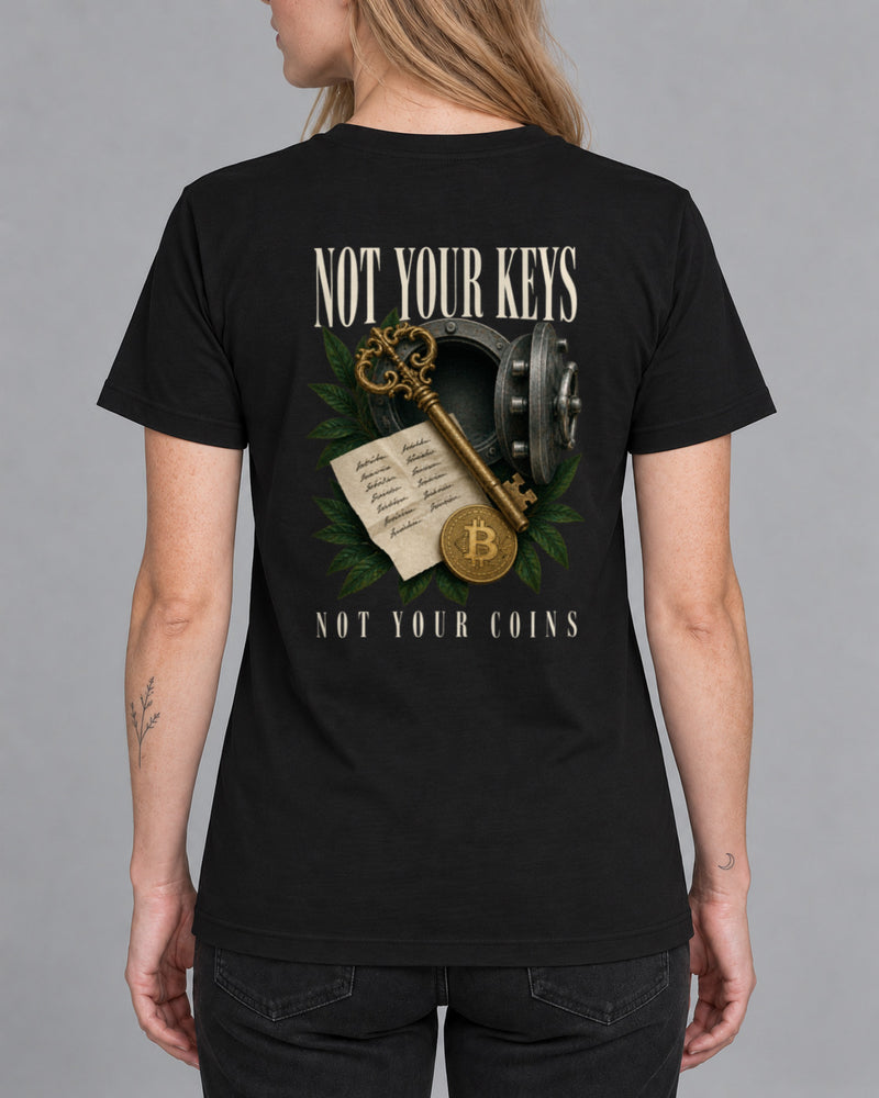 Tricou Not Your Keys Not Your Coins-1
