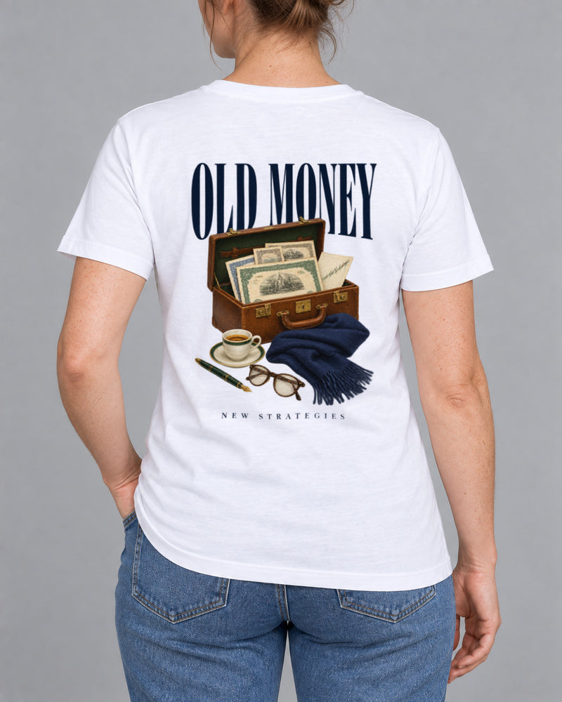 Old Money New Strategies T-shirt-2