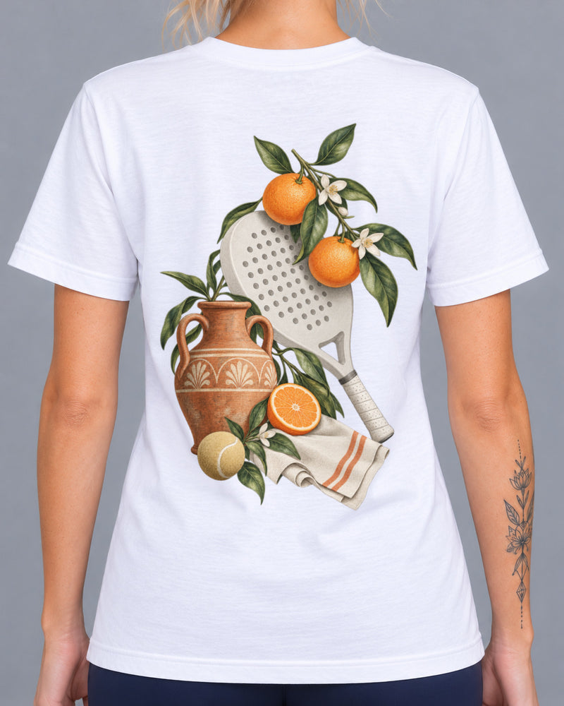 Orange Padel-T-Shirt-1