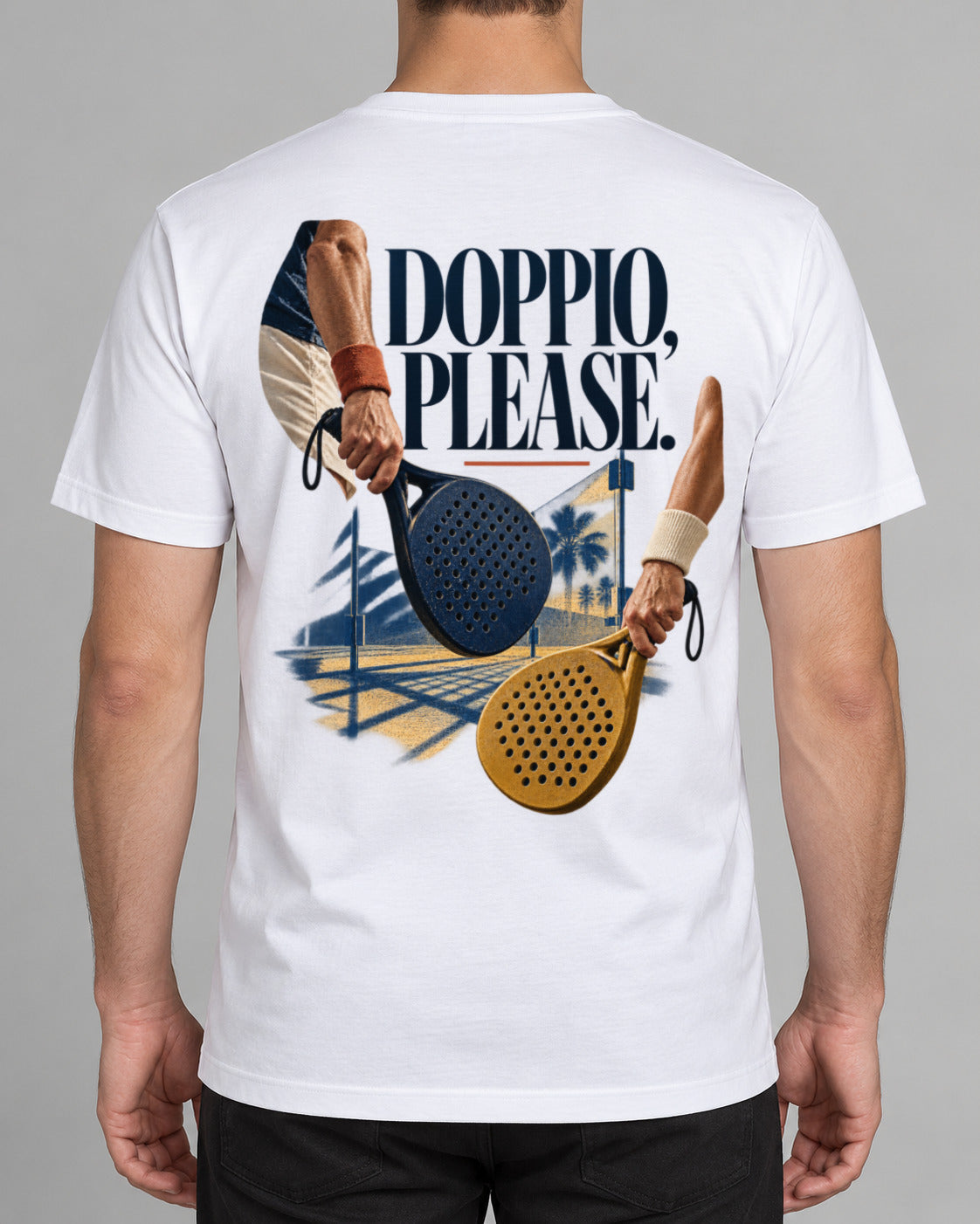 Padel-T-Shirt Doppio Please
