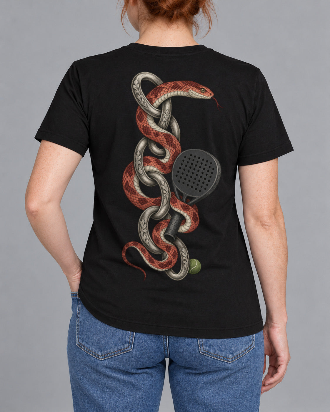 Padel-T-Shirt Ssssnake-4