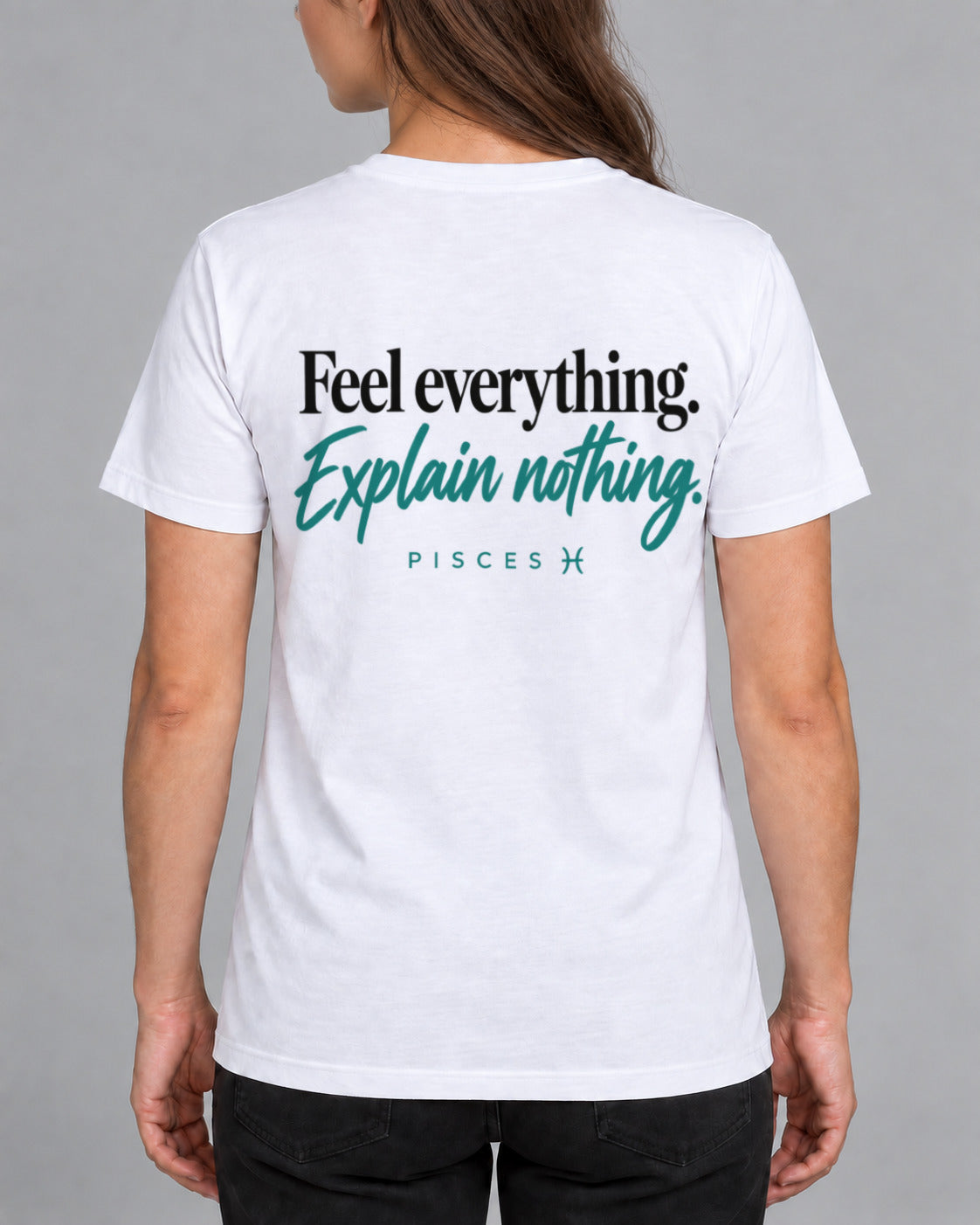 Pisces-T-Shirt „Feel everything“-1