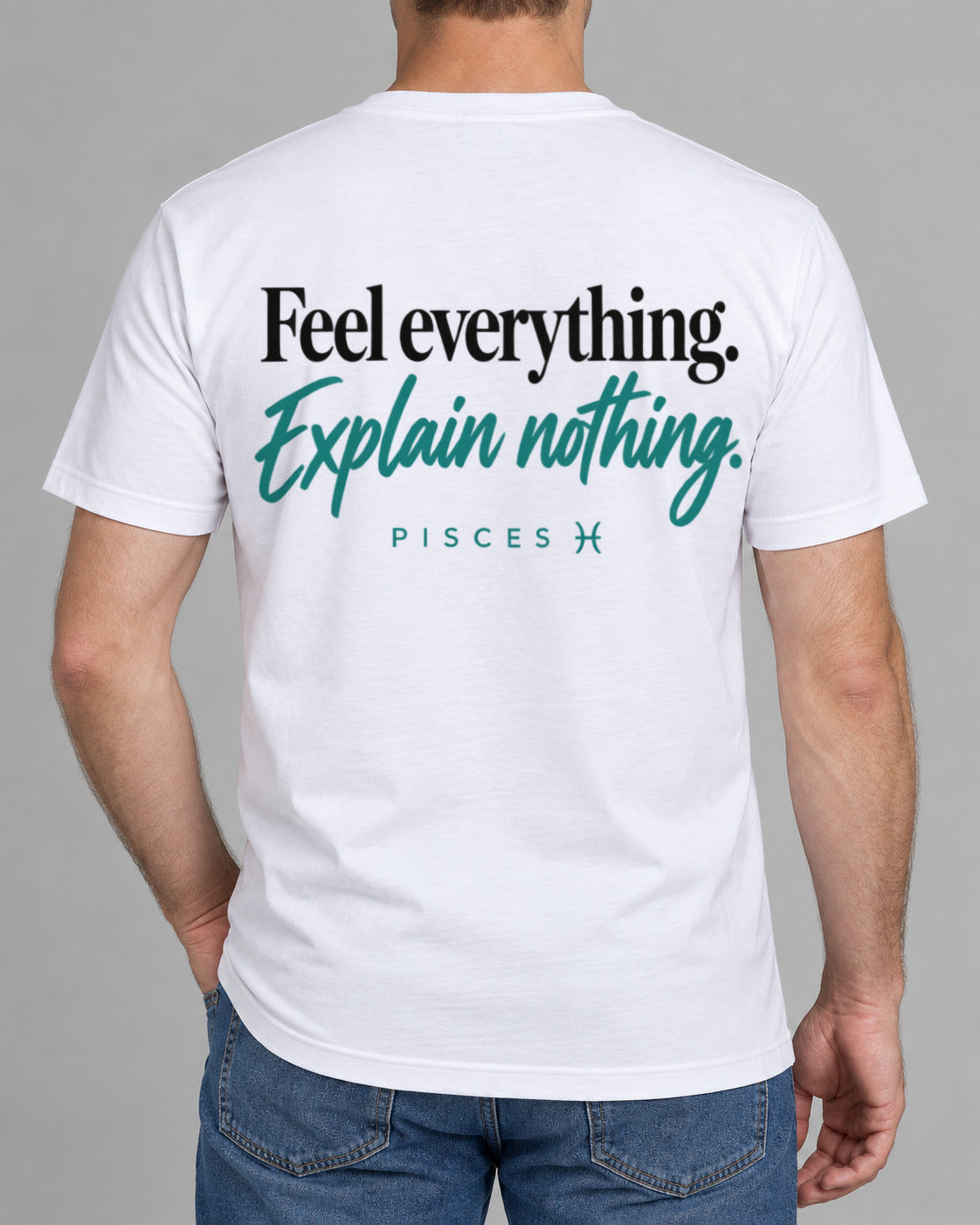Pisces-T-Shirt „Feel everything“-2