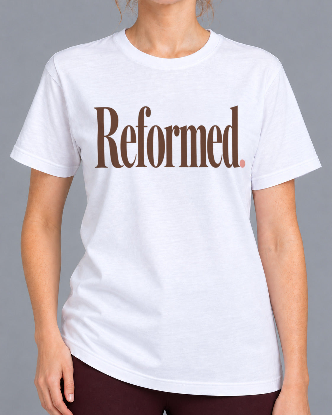 Tricou Reformed – culoare alb