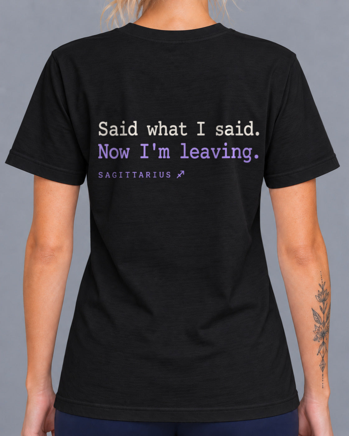 Sagittarius Leaving T-shirt-1