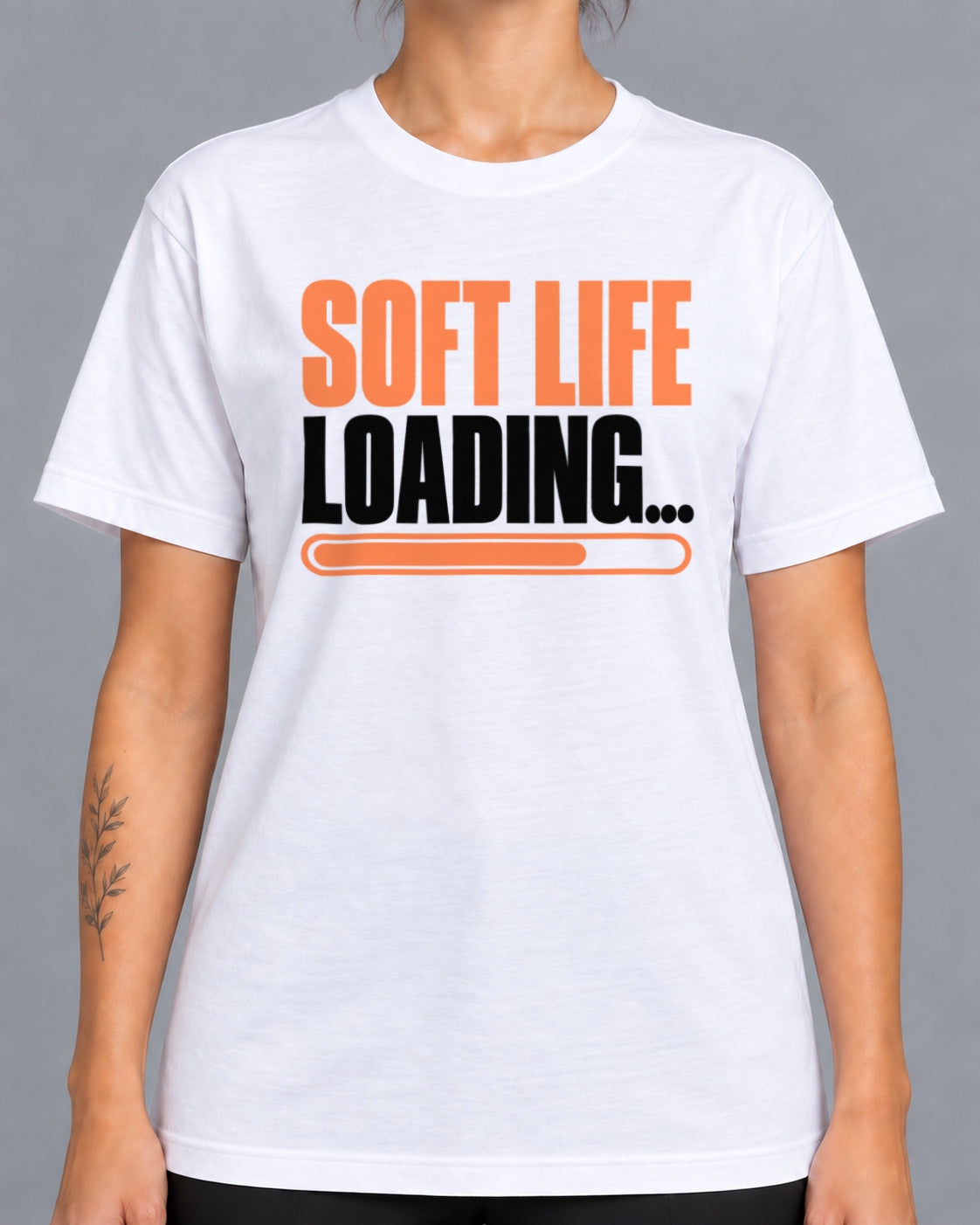 Tricou Soft Life Loading – culoare alb