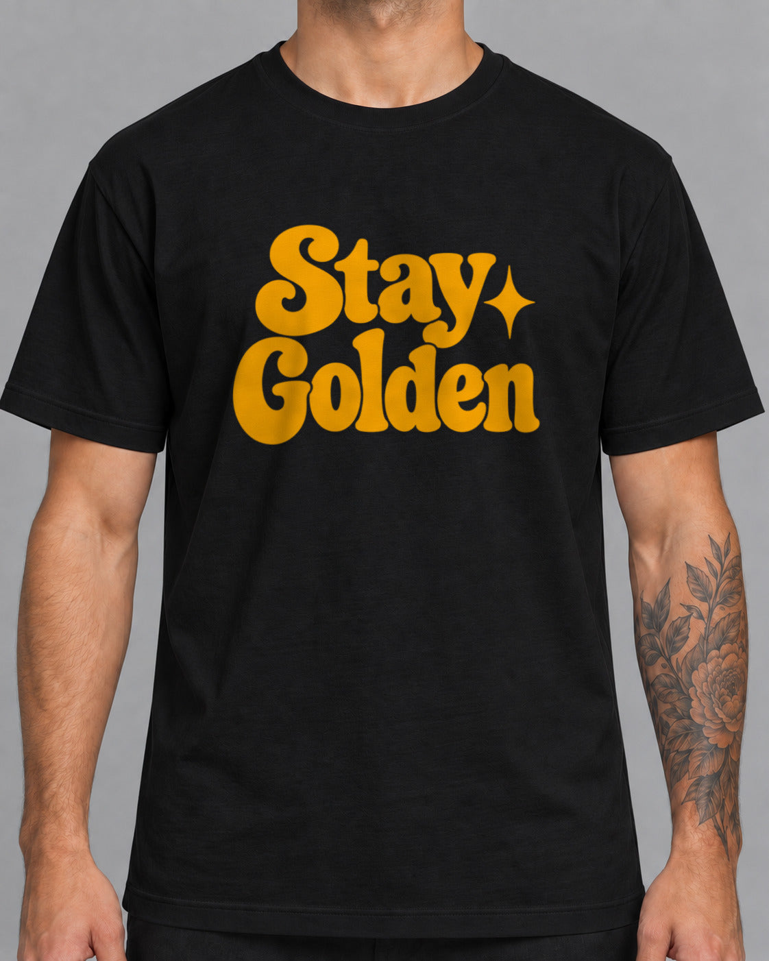Tricou Stay Golden-1