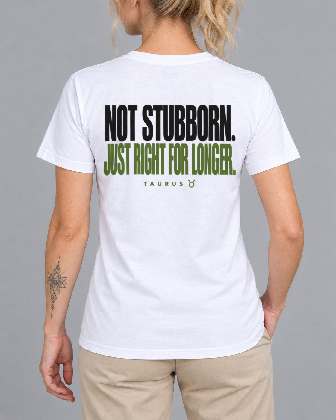 T-Shirt Taurus Not stubborn-1